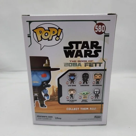 Funko Pop Star Wars Cad Bane 580 The Book of Boba Fett Bobble Head Vinyl Figure - Picture 3 of 6